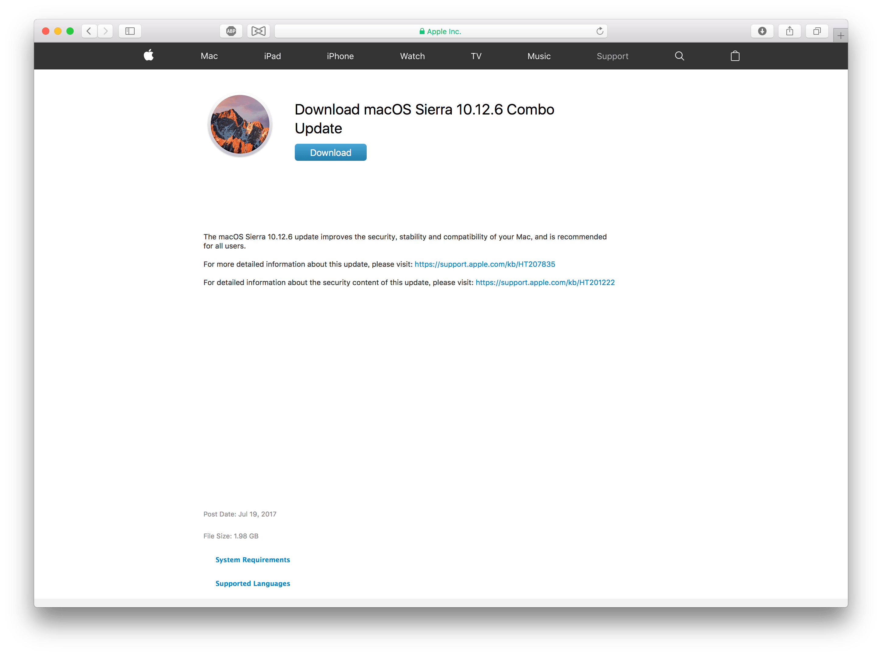 解决『未能验证 macOS Sierra 更新』-Jacky's Blog