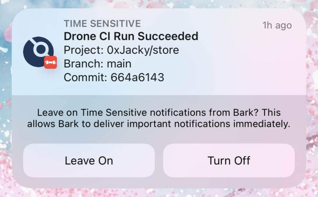 Drone Bark 通知发送插件-Jacky's Blog